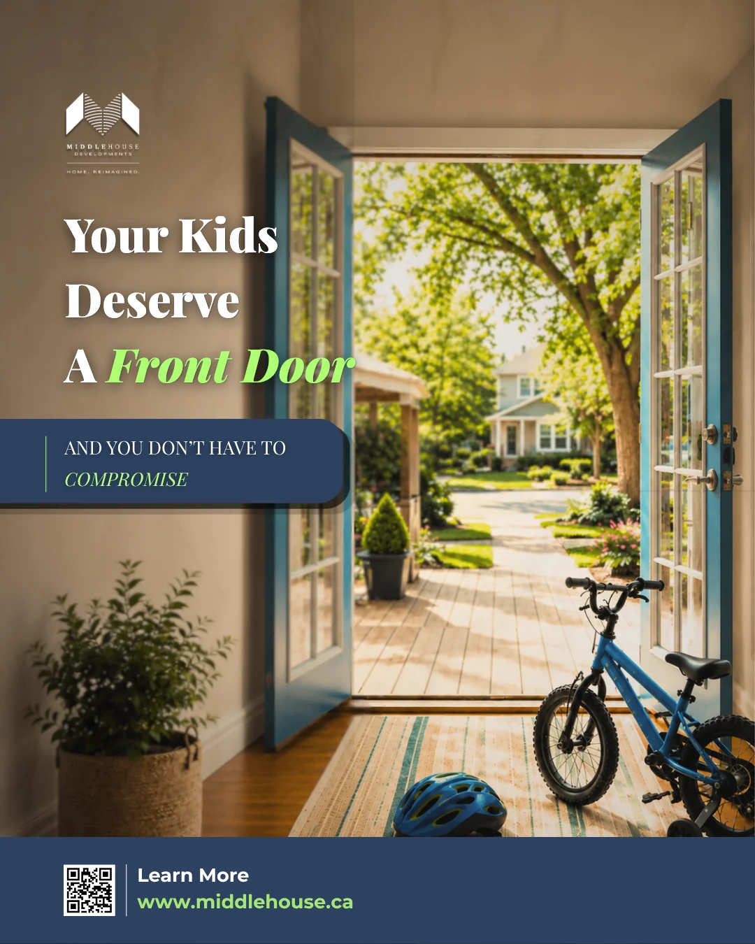 MiddleHouse Developments creative: Family & home
