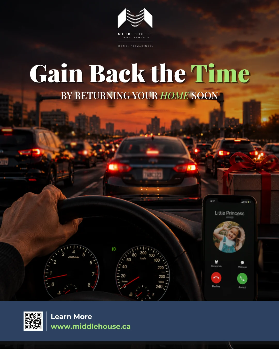 Gain Back the Time campaign creative